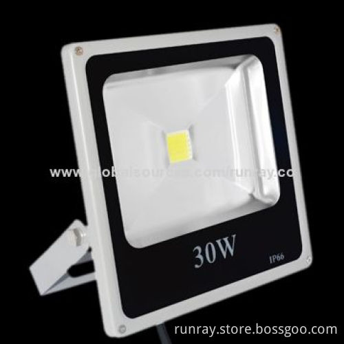 30W Floodlight, 85-265V AC or 12-24V DC, IP65, >0.95 Power Factor, Excellent Heat-dissipation